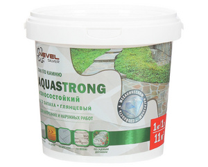 Лак по камню Aquastrong высокопрочный 1.0 кг